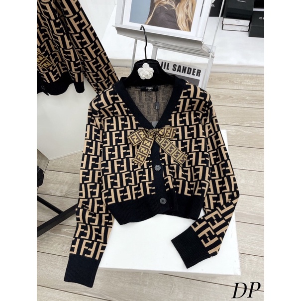 Áo len nơ fendi cao cấp