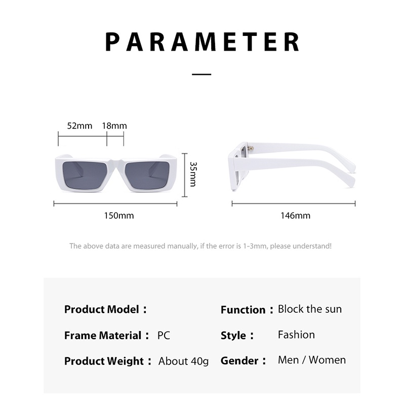 Kính Mát Gọng Vuông Chống Tia UV RZ1306 Phong Cách Retro Thời Trang Cho Nam Và Nữ