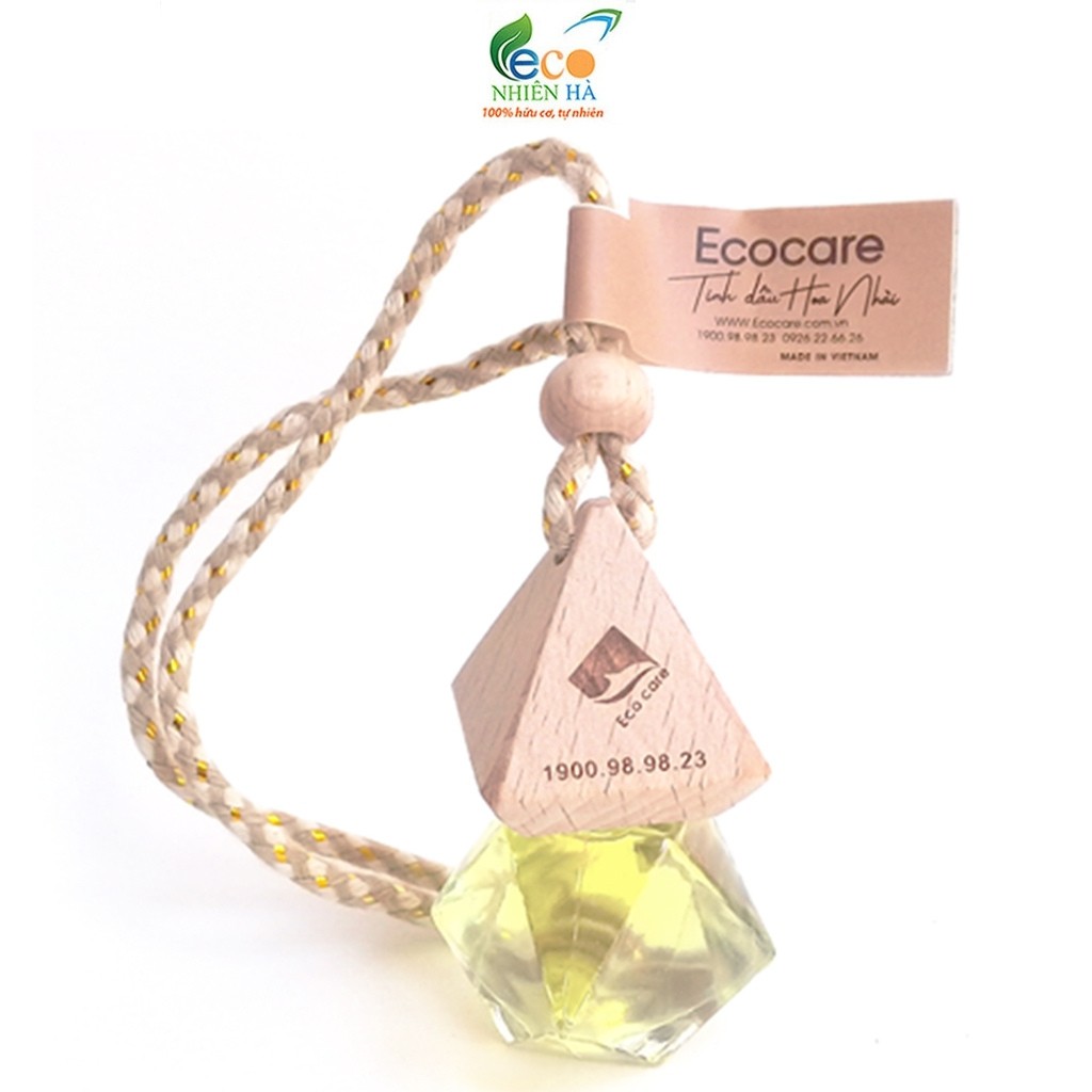Tinh dầu ECOCARE 7ml sả chanh, tinh dầu thơm phòng, treo xe giúp đuổi muỗi, khử khuẩn