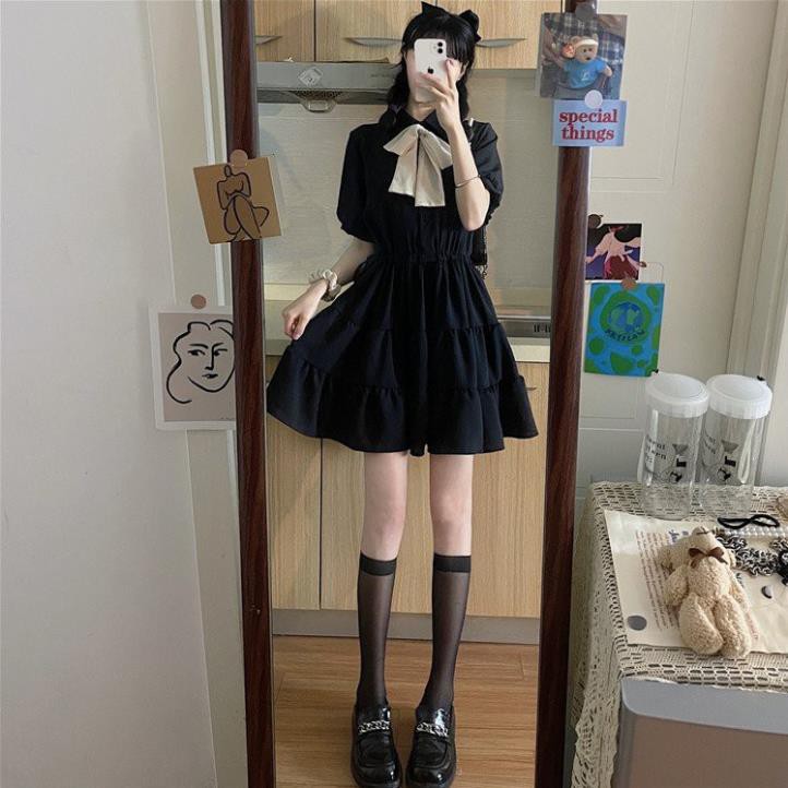 Đầm Babydoll Trắng Dáng Dài Tay Ngắn LyLy Váy Đi Dự Tiệc Cưới, Đi Chơi, Cổ Sơ Mi Thiết Kế ulzzang Hàn Quốc VD043 | BigBuy360 - bigbuy360.vn