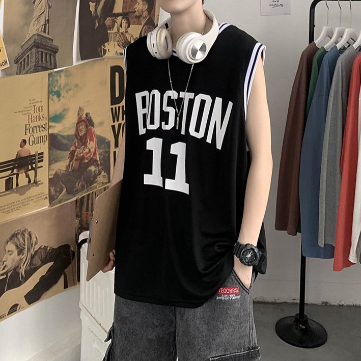 [ATT01] Áo Tanktop Boston 11 Cho Cả Nam Và Nữ Unisex Vải Cotton Đẹp Và Thoáng Mát