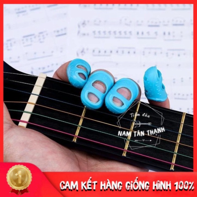 Bọc đầu ngón tay [ TẶNG PICK FENDER ] chơi GUITAR-UKULELE