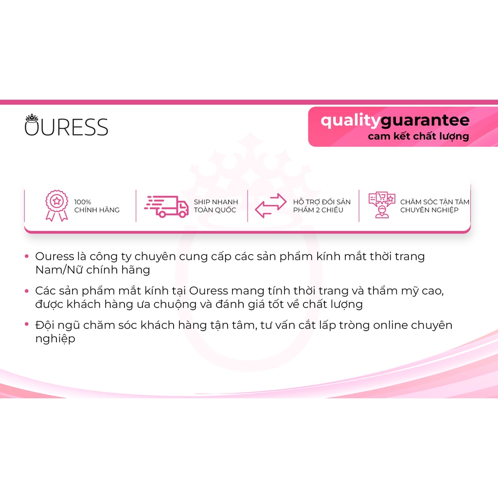 Gọng kính Vuông Nhựa Siêu Dẻo Phối Càng Hợp Kim Thương Hiệu Ouress TRHK1009 Cực Nhẹ Dễ Thương