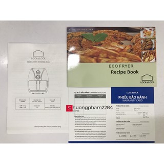 Nồi chiên không dầu Lock&Lock EJF368 3.5L