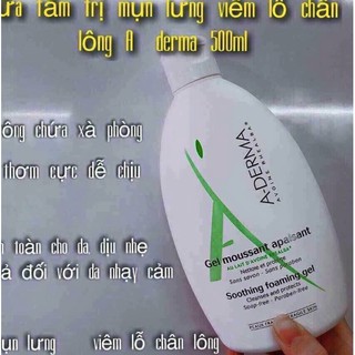 Sữa tắm trị mụn lưng aderma