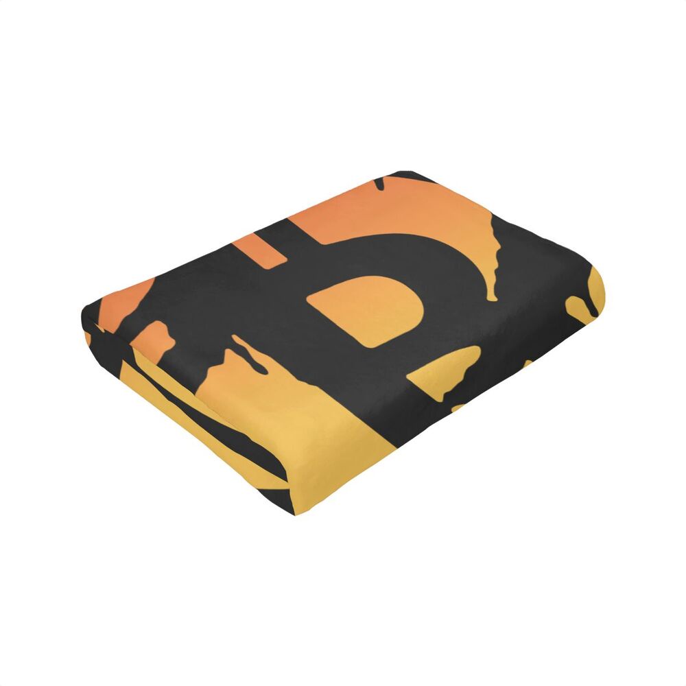 Bitcoin Ripped Awesome Warm Ultra-Soft Micro Fleece Blanket for Traveling Camping Home Bed Living Room Sofa