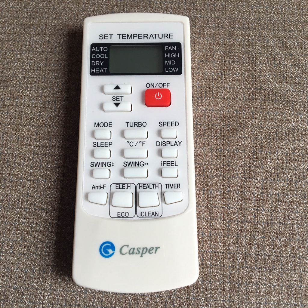 Điều khiển điều hòa máy lạnh casper, được chọn mẫu