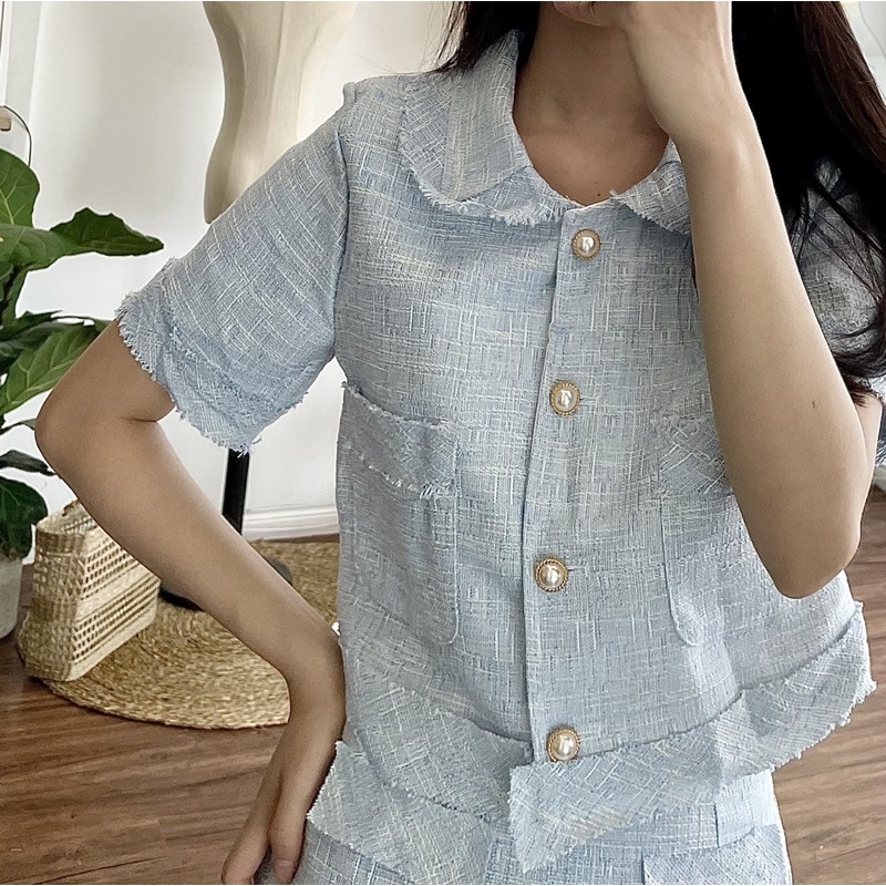 (SẴN) Set dạ tay ngắn