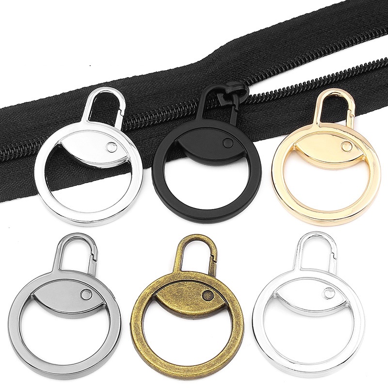 Ổ Khóa Đa Năng Dạng Kéo Bằng Kim Loại Có Thể Tháo Rời Tiện Dụng Cho Túi Xách
