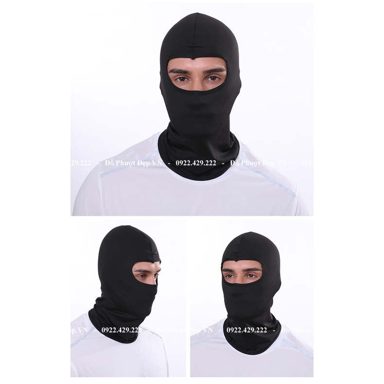 Khăn Trùm Đầu Ninja Fullface Kiêm Khẩu Trang Chống Nắng, Chống Bụi