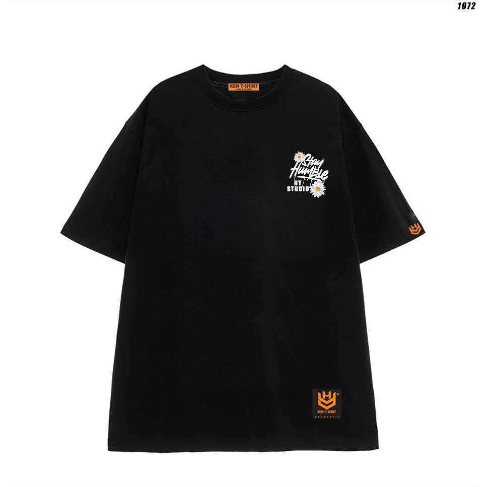 Áo phông tay lỡ form rộng nam nữ unisex Hoa cúc 1072 HY STUDIO