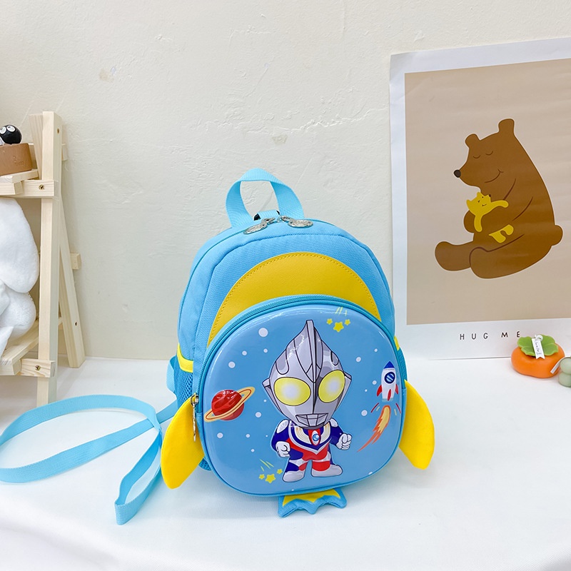 Balo siêu nhân cho bé mẫu mới 2022, quai cặp dày dặn chống nước - Hàng Quảng Châu Cao Cấp (8065)