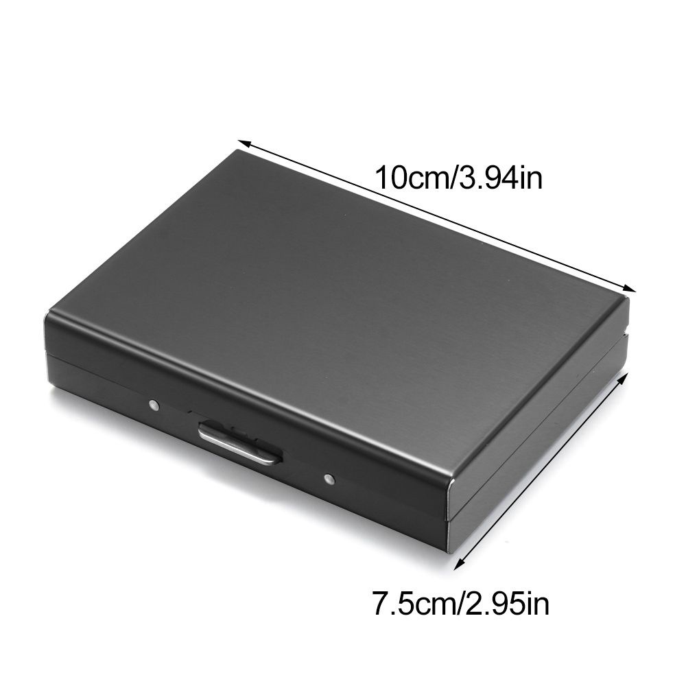 Ví đựng thẻ ID/thẻ tín dụng RFID bằng thép không gỉ chống trộm chống thấm nước cho nam và nữ