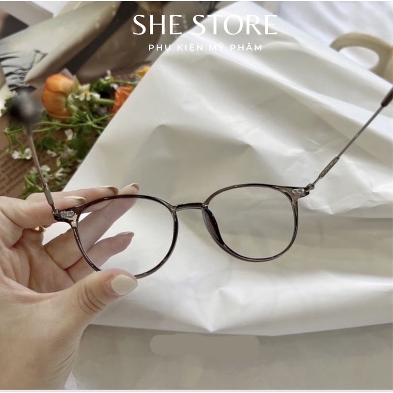 Kính Mắt From Tròn Gọng Mảnh Nhẹ Đẹp  - S9531