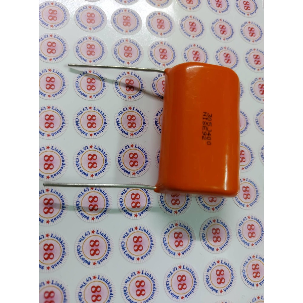 Tụ Cam 305j400 305j 400v mới chính Hãng ! ( thay thế tụ 305j500 trong bo công suất bếp từ nhật)