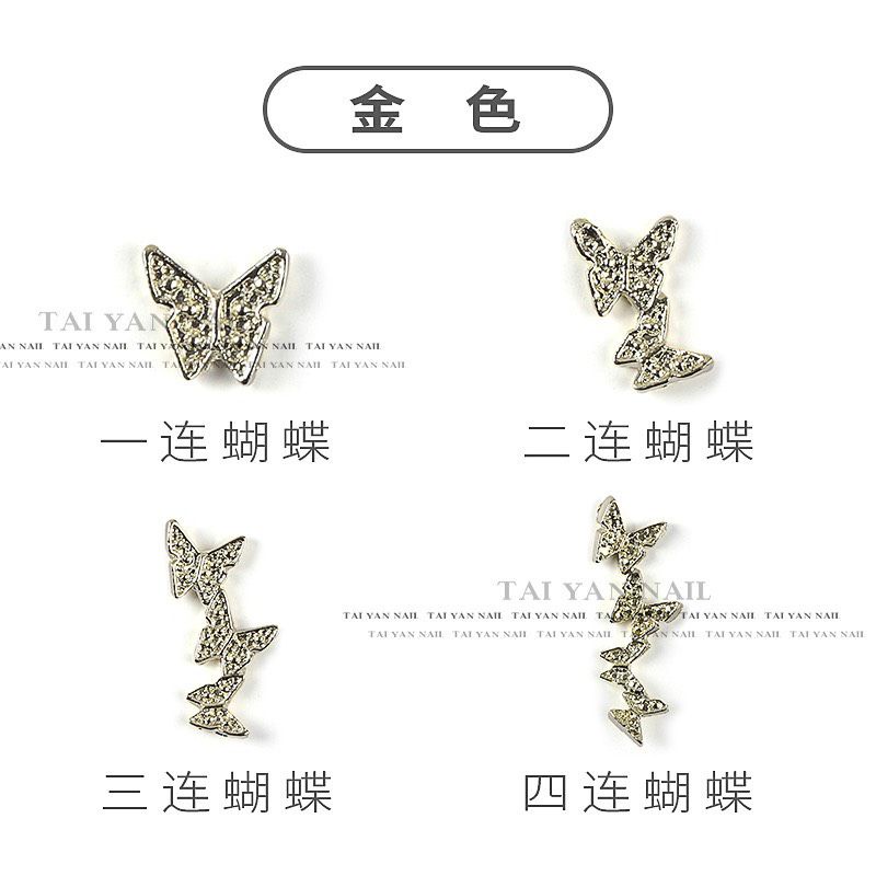 Charm cao cấp trang trí móng,charm bươm cao cấp loại 1 còn 2,3,4 com dính liền