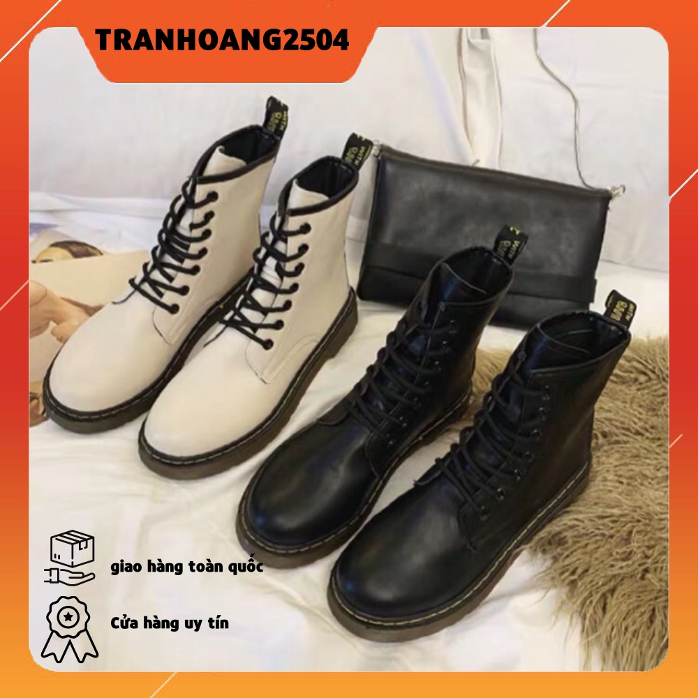 Giày ulzzang dáng Martins cao cổ đế trong ( có ảnh thật cuối)