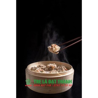 Xưởng SX- Tre VN- Xửng hấp há cảo mini size, xửng hấp dimsum bằng tre tự nhiên gồm 1 thân và 1 nắp -Xưởng SX -Tre Việt