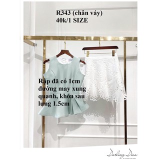 RẬP GIẤY CHÂN VÁY R343 (KHÔNG PHẢI BÁN VÁY)