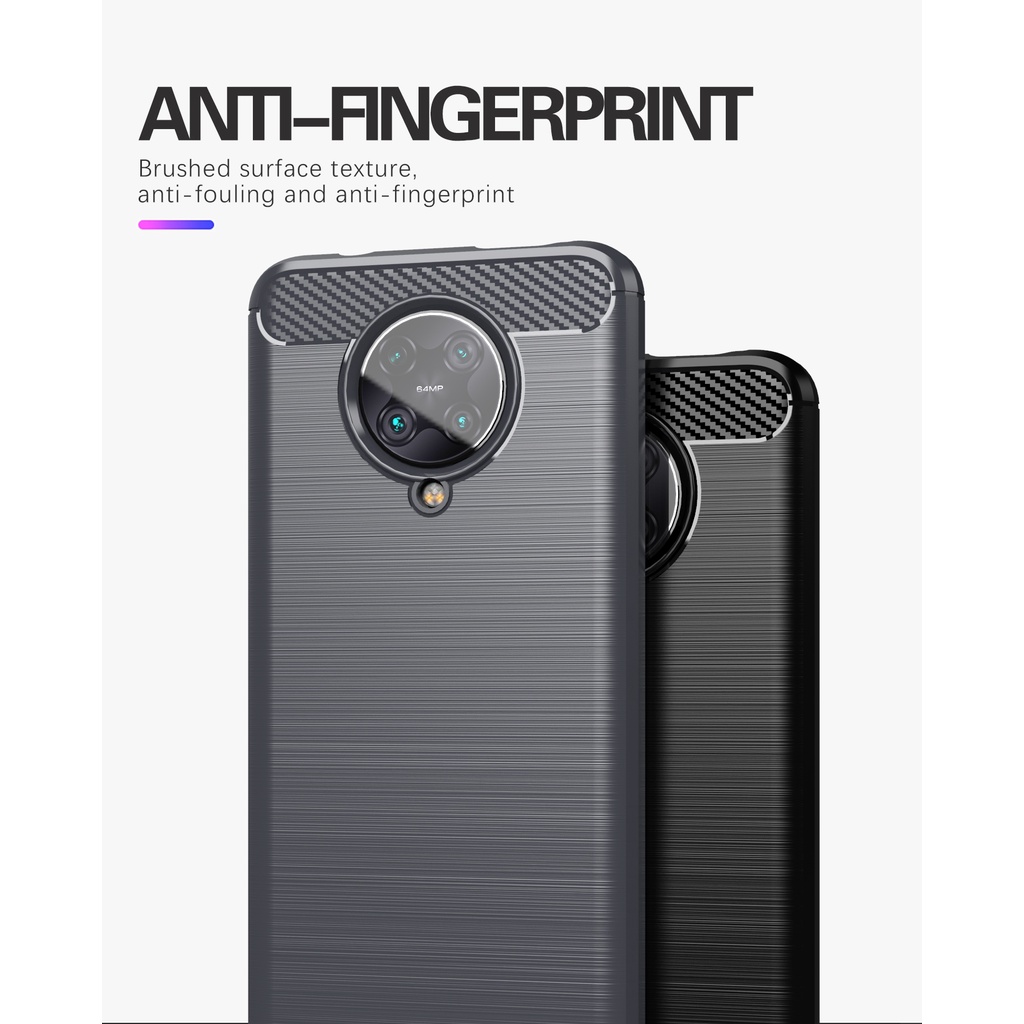 Ốp Điện Thoại Silicon tpu Mềm Chống Sốc In Họa Tiết Sợi Carbon Mượt Cho Mi Redmi K30 Pro Zoom Ultra Poco F2 Pro