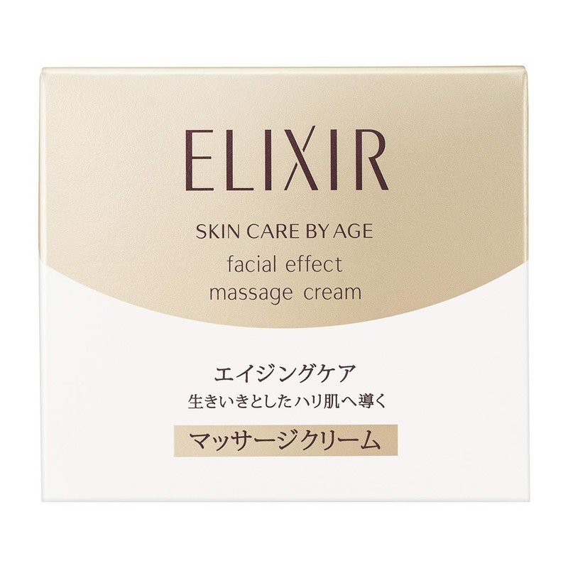 Kem massage Kem dưỡng trắng da mặt Chống Lão Hóa Shiseido Elixir Facial effect Massage Cream 93G Nhật Bản