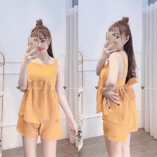 SÉT ĐỒ BỘ NƠ SAU LƯNG sịn xò hàng loại 1