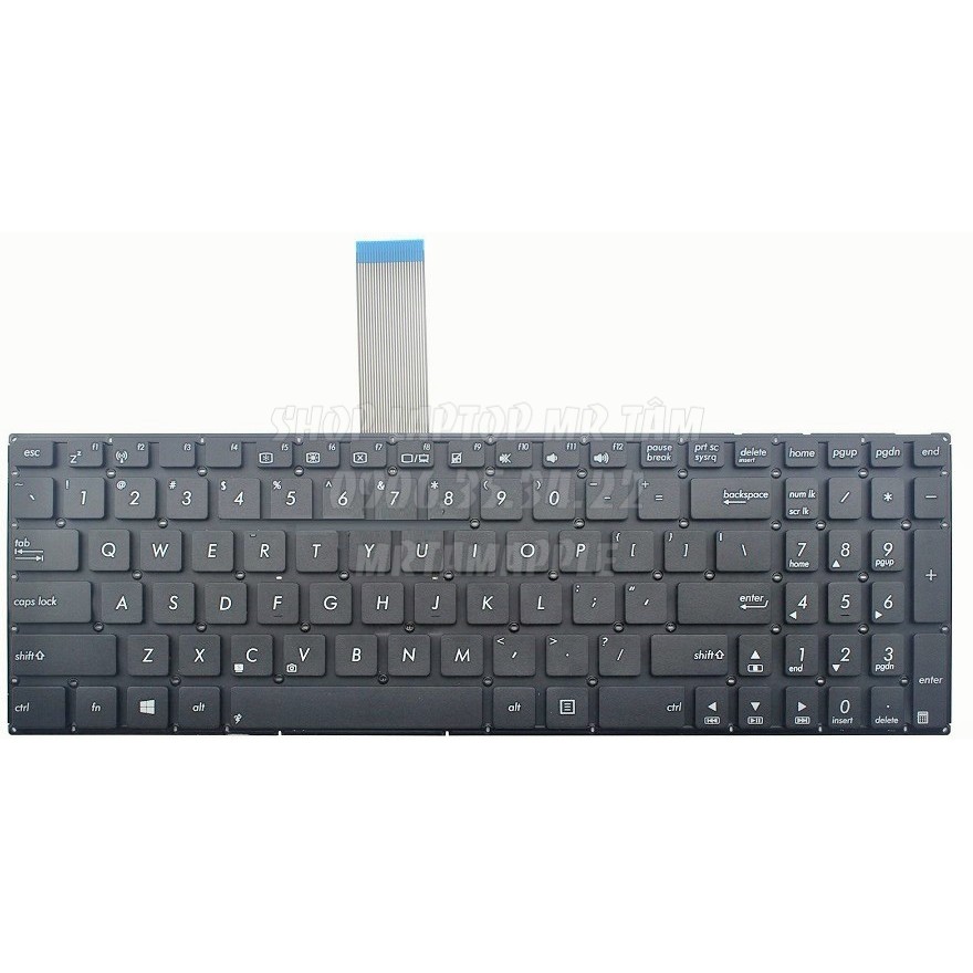 (KEYBOARD) BÀN PHÍM LAPTOP ASUS X550 dùng cho A550 X550 X552 K550 P550 R510 F550 F552