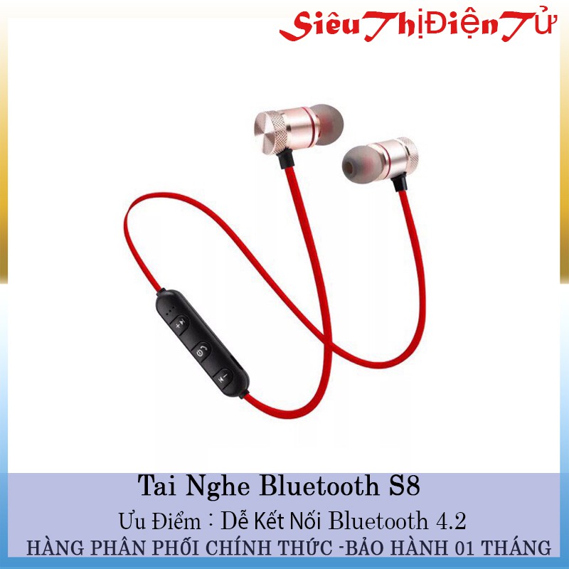 Tai nghe giá rẻ Sport Headset s8- Tai nghe bluetooth không dây làm bạn hài lòng- Tai nghe có mic kiểu dáng tai nghe xin