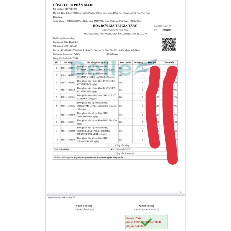 Viên uống DHC bổ sung Vitamin C  30 ngày, 90 ngày