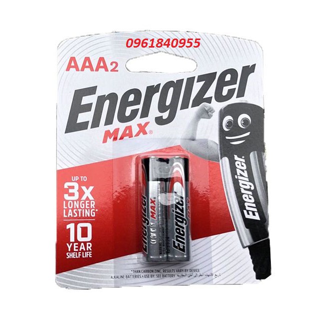 Pin 2A, 3A Energizer chính hãng DKSH