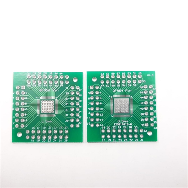 Mạch ra chân IC dán QFN56/0.5mm QFN64/0.5mm to DIP