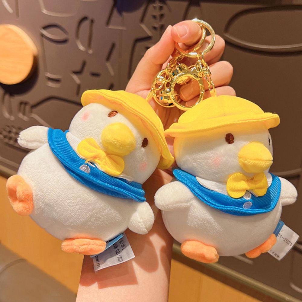 Móc Khóa Hình Vịt Nhồi Bông Xinh Xắn