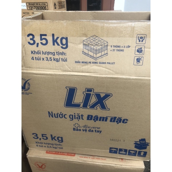 Nước giặt Lix túi 3.5kg