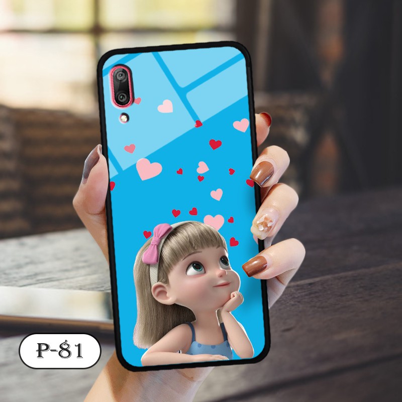 Ốp lưng kính 3D Huawei Y7 Pro 2019-cute