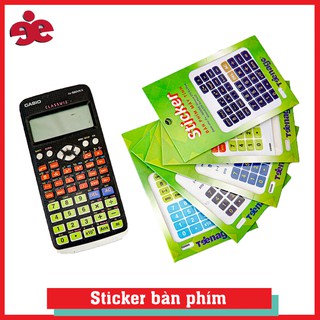 Sticker decal bàn phím máy tính Casio fx-580vnx