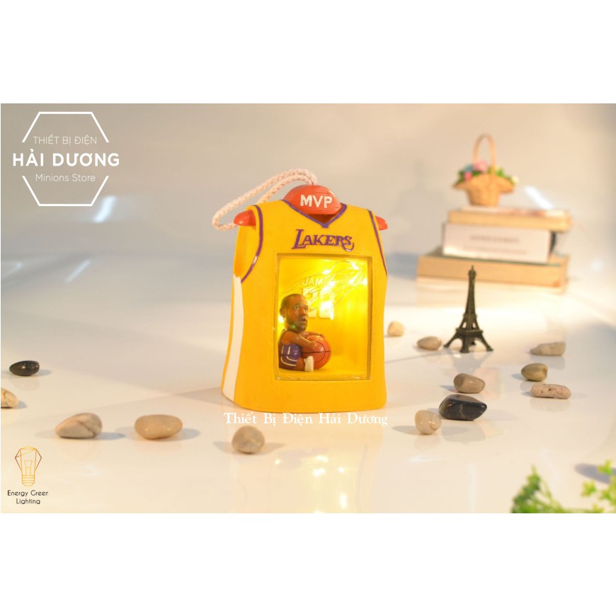 Đèn Ngủ Decor Ngôi Sao Bóng Rổ Kobe - James GL2020 - Trang Trí Căn Phòng Phong Cách Vintage Tiết Kiệm Giá Rẻ