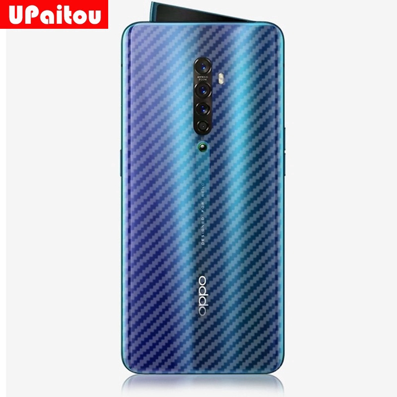 Miếng dán mặt lưng bằng sợi carbon cho Oppo Reno 3 2f 2z 2 Z 10X ZOOM Find X X2 Pro