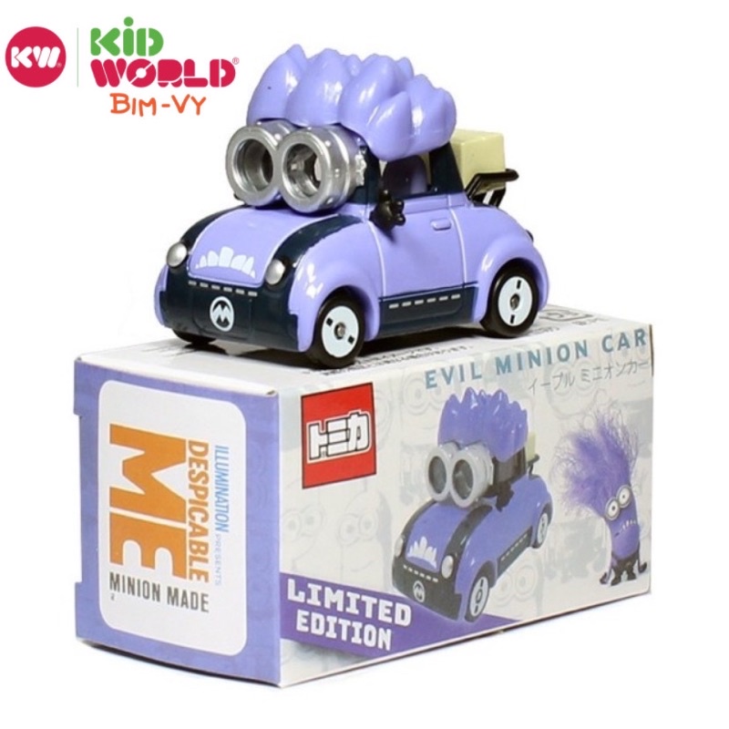 Xe mô hình Tomica Box Evil Minion Car Limited Edition. Made in China. MS: 691.