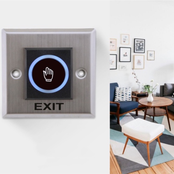 Nút Exit Cảm Ứng Không Chạm No Touch Cho Hệ Thống Access Control