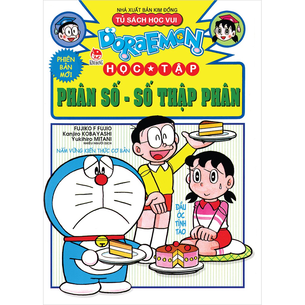 Truyện tranh Doraemon học tập: Phân số - Số thập phân - NXB Kim Đồng