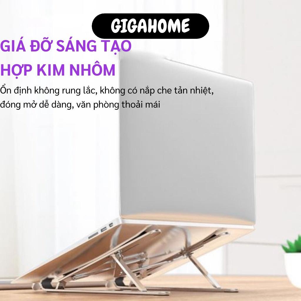 Giá Đỡ Laptop GIGAHOME Kệ Máy Tính Xách Tay Hỗ Trợ Tản Nhiệt Chống Trơn Trượt Gập Lại 10197