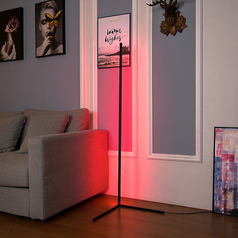 Đèn Led đứng góc tường RGB, khiển qua App, cảm ứng nhạc, trang trí phòng khách, phòng ngủ, phòng game