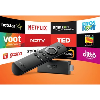 Thiết bị Amazon Fire Stick 2017 có remote tích hợp trợ lý ảo Alexa