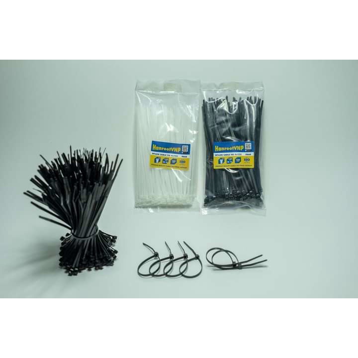 Dây rút nhựa trắng 1 tấc pa66 VNP