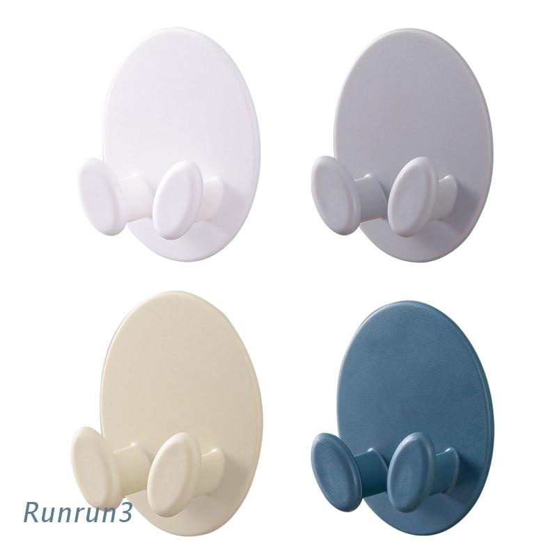 Set 2 Móc Nhựa Treo Tường Cắm Ổ Cắm Điện/Chìa Khóa/Bàn Chải Đánh Răng