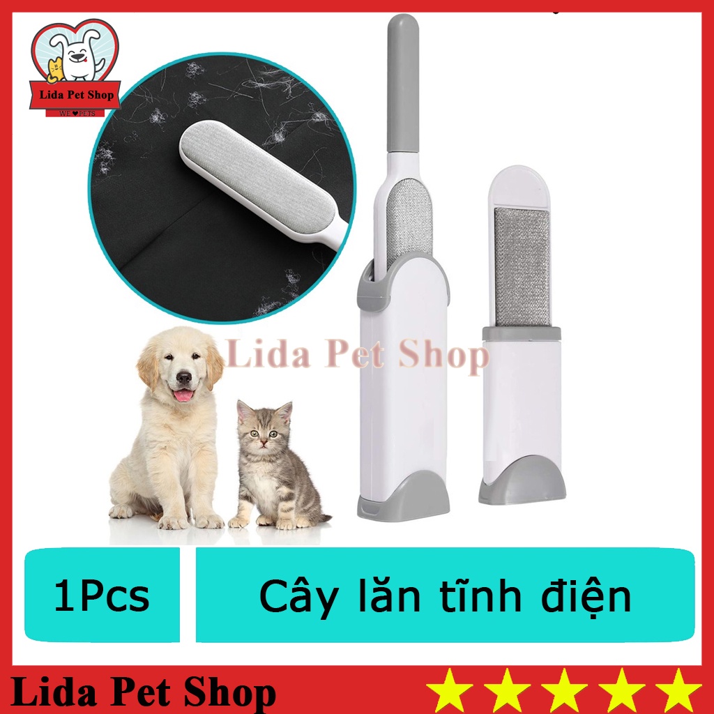 Lược chải lông rụng chó mèo trên quần áo, sofa, giường đệm - Lida Pet Shop