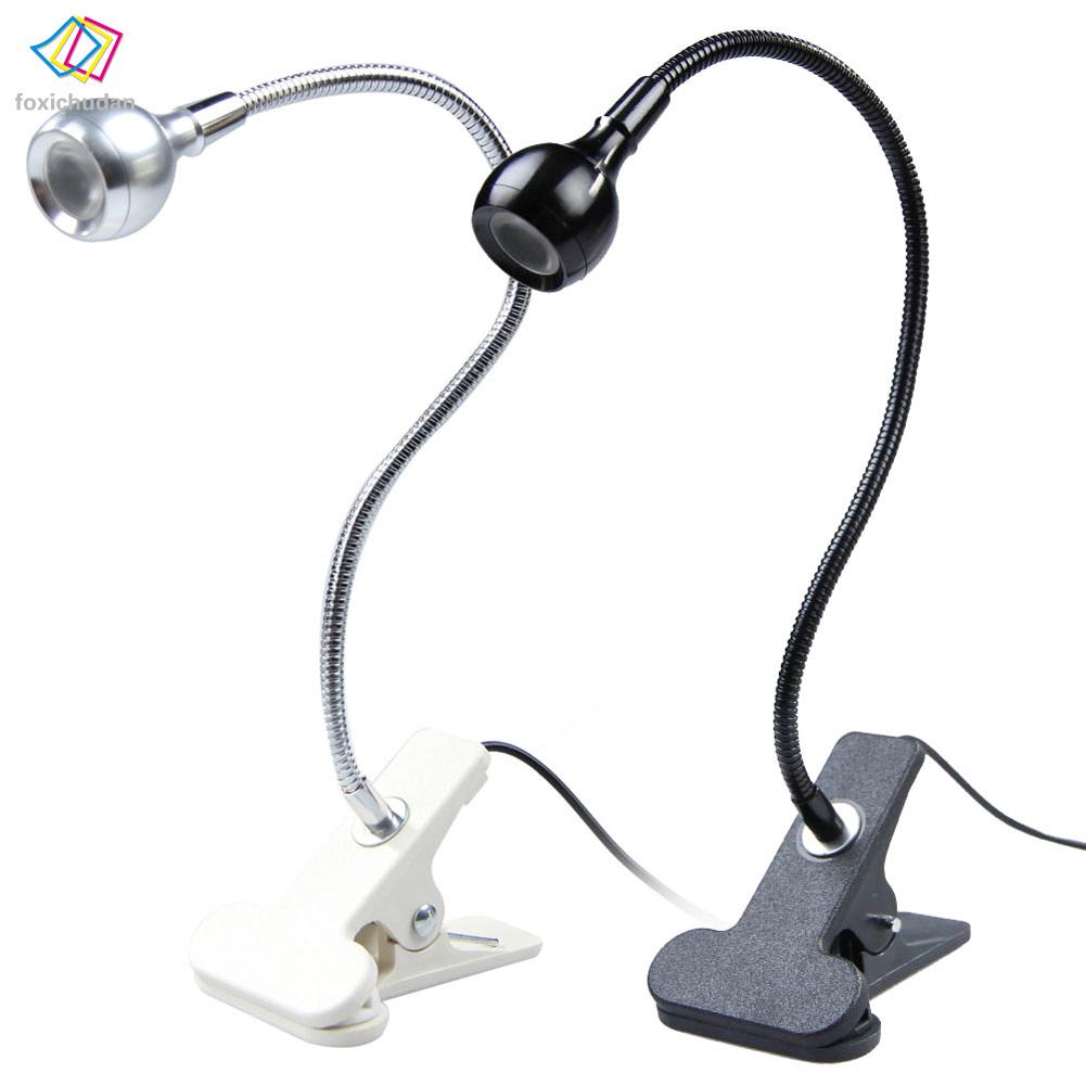 Đèn LED để bàn siêu sáng kèm đế kẹp và cáp sạc usb tiện dụng