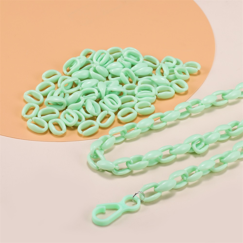 Set 50 khoen nhựa dây xích St.kunkka làm trang sức nhiều màu sắc