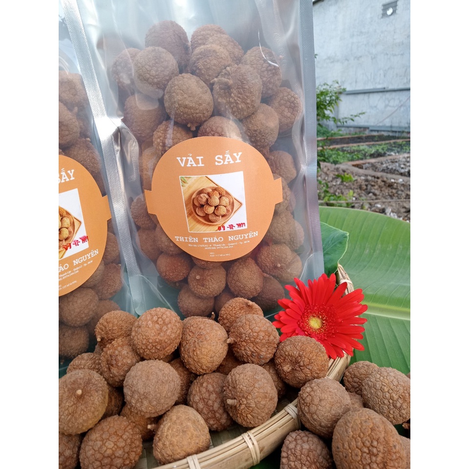 Vải sấy khô hàng lựa từng trái cao cấp (hình ảnh sp thật 100% của shop) 500 gr - 1.000 gr