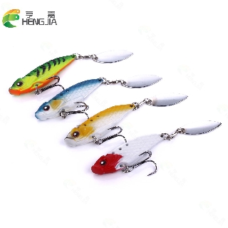 Mồi câu cá giả kim loại 6cm 20g HENGJIA